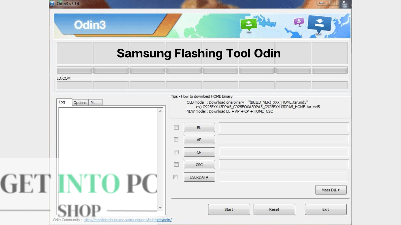 Samsung Flashing Tool Odin free download