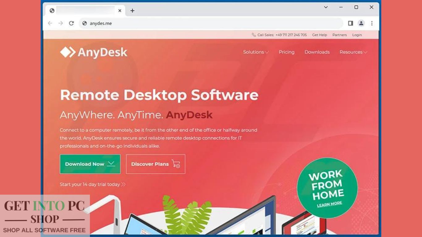 Remote desktop software Any Desk